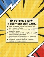 My Future Story: A Self Esteem Comic- SEL Goal Setting & Reflection Worksheet - Image 2