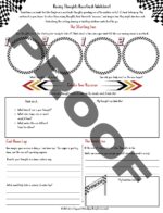 Racing Thoughts Racetrack Worksheet :Social Emotional Learning (SEL) Resource - Image 2