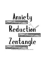 Zentangle Worksheet for Anxiety Reduction-Coping Skill