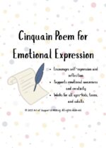 Cinquain Poem for Emotional Expression & Recognition