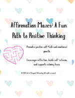 Affirmation Mazes – A Fun Path to Positive Thinking | SEL Worksheet