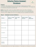 ABC and Behavior Pattern Worksheets | Tracking Printables | Digital Download for Teachers and Therapists - Image 2
