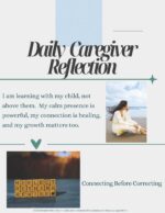 Caregiver Reflection and Journal | Parenting Neurodivergent Children | Printable PDF for Parents and Therapists