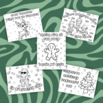Christmas Coloring Pages — Positive Affirmations for Mental Health | Printable Digital Download - Image 2