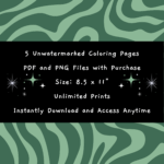 Christmas Coloring Pages — Positive Affirmations for Mental Health | Printable Digital Download - Image 3