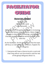 Emotions Charades- A Therapeutic Game for Emotion Identification