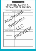 EMDR Phases 1-8 Session Notes