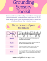 Self-Care for Trauma Anniversaries and Grounding Sensory Toolkit - Image 2