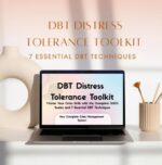 DBT Distress Tolerance Skills Workbook: Therapy Worksheets (Fillable PDF Download- With Printer-friendly version) - Image 2