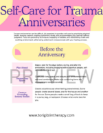 Self-Care for Trauma Anniversaries and Grounding Sensory Toolkit