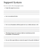 Addiction Recovery Workbook - Downloadable PDF (23 Pages of Self Reflective Journaling) - Image 6