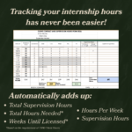 Registered Intern Hours Tracking Google Sheet (2026) - Image 2