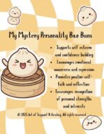 My Mystery Personality Bao Buns | SEL Identity, Feelings & Self-Esteem Worksheet