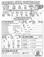 Stretch, Snap, Bounce Back: Coping Skills and Emotional Regulation Worksheet - Image 2