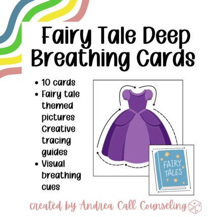 10 Fairy Tale Themed Deep Breathing Cards for Kids