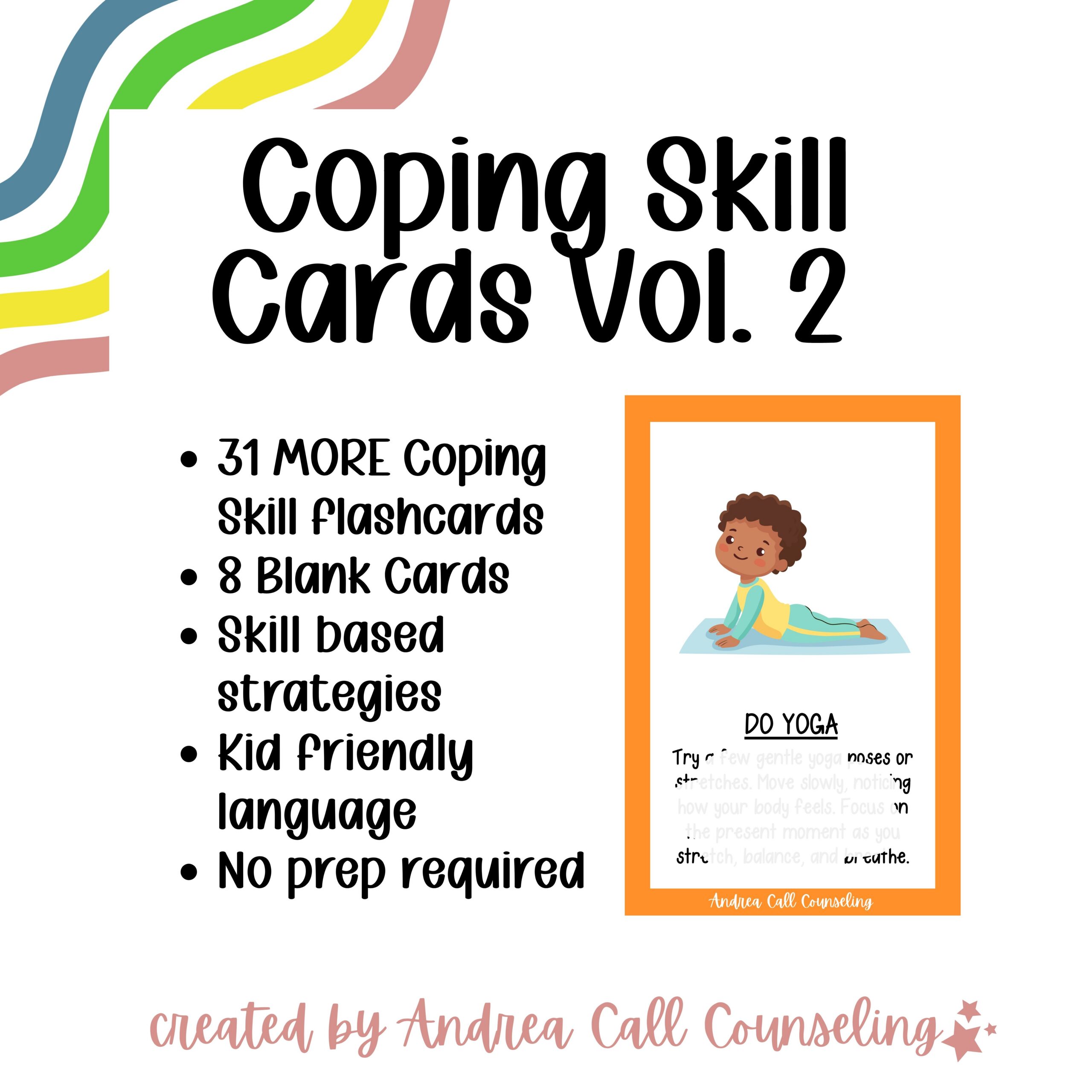 Coping Skill Vol 2 thumbnail Coping Cards Vol 2 - Image 1